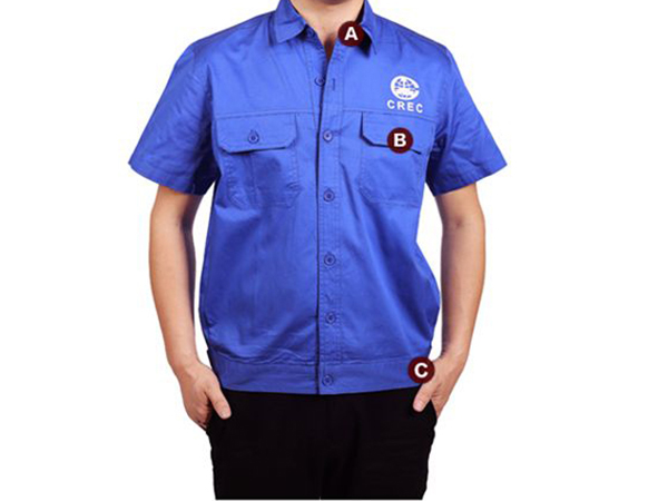 夏装工作服